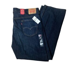 NWT Levi’s 569 Dark Denim loose Straight Jeans Men’s 42 x 32
